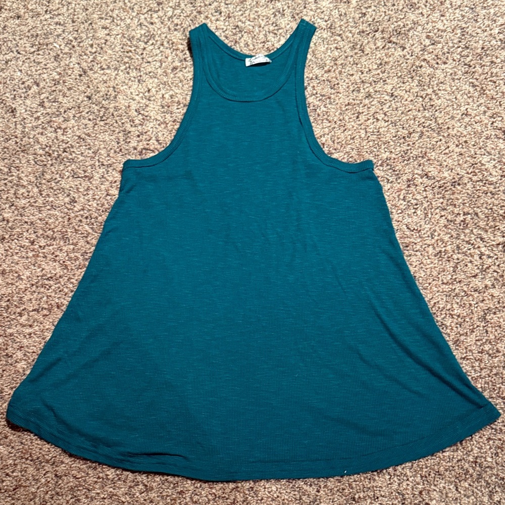 Free People Deep Teal Tank Top